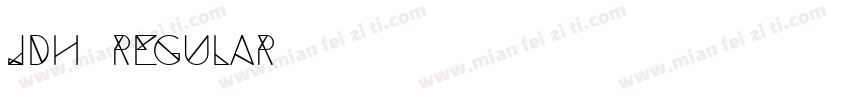 JDH Regular字体转换